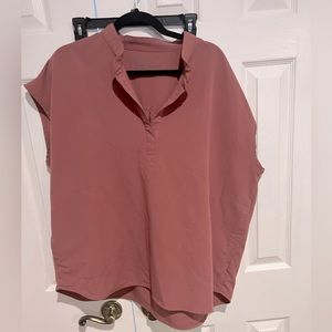 FIGS Scrubs. XXL Rafela top. Dusty rose (retired)